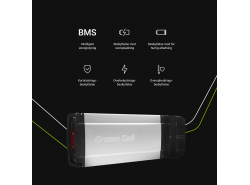 Akku Batterie Green Cell Rear Rack 36V 11.6Ah 418Wh für Elektrofahrrad E-Bike Pedelec