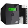 Green Cell Uafbrydelig Strømforsyning UPS 600VA 360W med LCD Skærm og overspændingsbeskyttelse 230V + Ny Software