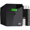 Green Cell Uafbrydelig Strømforsyning UPS 2000VA 1200W med LCD Skærm og overspændingsbeskyttelse 230V + Ny Software