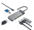 Adapter HUB GC Connect 7i1 (3xUSB-A 3.1 HDMI 4K 60Hz USB-C PD 85W) til Apple MacBook M1/M2 Lenovo X1, Asus ZenBook, Dell XPS