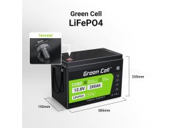 Batterilithiumjernfosfat LiFePO4 Green