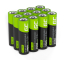 12x genopladelige Batterier AA R6 2000mAh Ni-MH foropladede Akkumulator Green Cell