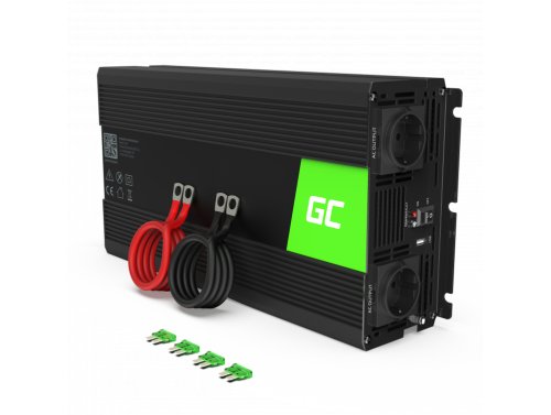 Green Cell ® inverter spændingsomformer 24V til 230V 3000W / 6000W ren sinus