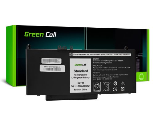 Green Cell Batteri 6MT4T 07V69Y til Dell Latitude E5270 E5470 E5570