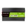 Green Cell ® inverter spændingsomformer 12V til 230V 500W / 1000W ren sinusbølge