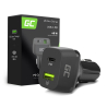 Green Cell Biloplader 48W Power Delivery med Quick Charge 3.0 - USB-C, USB-A