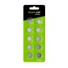 10x Green Cell CR1620 Batteri Lithiumbatteri 3V 70mAh