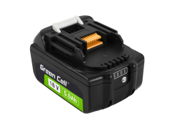 Green Cell Li-Ion Batteri til Makita LXT 18V 5Ah Elværktøj Batteri til BL1850 BL1850B BL1815 BL1820 BL1840 BL1830