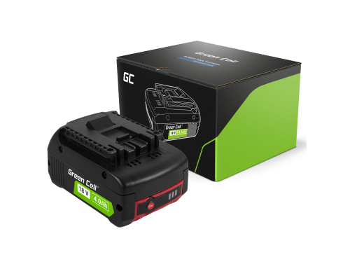 Green Cell Batteri til Bosch Professional 18V 4Ah Elværktøj Batteri til GBA1600Z00038