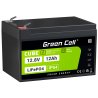 Green Cell CUBE LiFePO4 Batteri 12Ah 12.8V 153.6Wh Lithium-Jern-Phosphate til Kørestole, Legetøj, Plæneklippere, Løbehjul