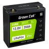 Green Cell CUBE LiFePO4 Batteri 20Ah 12.8V 256Wh Lithium-Jern-Phosphate til Traktorer, Plæneklippere, Elektriske Køretøjer