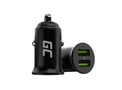 Green Cell Autoladegerät 36W GC PowerRide Nano36 mit 2x USB-A Ultra Charge Schnellladung