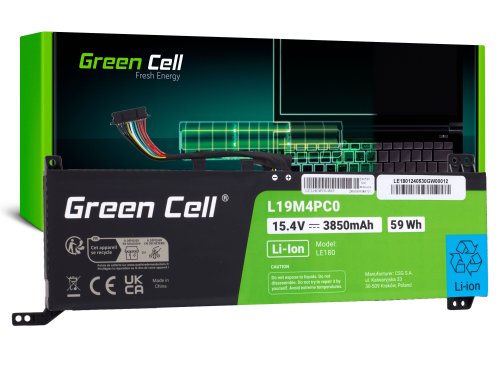 Batteri Green Cell L19M4PC0 til Lenovo Legion 5P-15IMH05 5P-15IMH05H 5-15IMH05 5-15IMH05 5-15IMH05H 5-15ARH05 5-15ARH05H