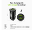 Green Cell Biloplader USB PowerRide Nano36, 2x USB-A, 36W med hurtig opladning Ultra Charge + 2x LED Kabel USB-C 120cm