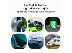 Green Cell CUBE AGM IP54 batteri AGM GEL 6V 4,5Ah blybatteri Green Cell vedligeholdelsesfrit til kasseapparater og vægte