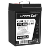 Green Cell CUBE AGM IP54 batteri AGM GEL 6V 4Ah blybatteri vedligeholdelsesfri til traktor og bil