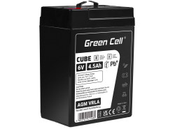 Green Cell ® Gel Batterie AGM 6V 4.5Ah