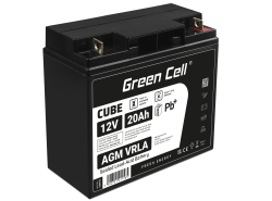 Green Cell ® Gel Batterie AGM 12V 20Ah