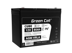 AGM GEL Batterie 12V 18Ah Blei Akku Green Cell Wartungsfreie für Photovoltaik und Echolot