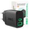 Green Cell PowerSource Duo30 oplader USB/USB-C sort, strømadapter 30 W med Power Delivery