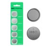 5x lithiumbatteri CR1620 CR 1620 3V 70mAh Greencell knapcelle Blister