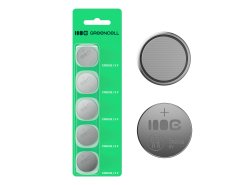 Greencell Blister 5x lithiumbatteri CR2032 3V 220mAh til nøgle, ur, fjernbetjening, vægt