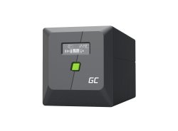 Nødkraftforsyning UPS Greencell 1000VA 600W PowerProof med LCD-skærm