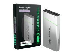 Powerbank Greencell PowerPlay Pro 20800mAh 65W – hurtig opladning, PD, Ultra Charge, fremstillet i Polen