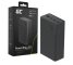 Greencell PowerPlay 30 - sort powerbank med 30 000mAh, 22,5W, 4 porte