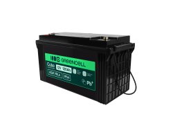 Greencell AGM VRLA 12V 120Ah vedligeholdelsesfri batteri til både og solpaneler (173x406x233mm)