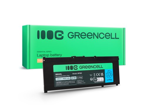 Greencell batteri til HP SR03XL HP Pavilion Gaming 15