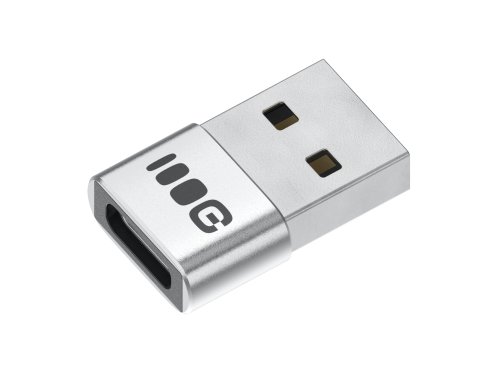 Adapter Plug&Play Greencell 2.4A USB-A til USB-C 480 Mbps 12W aluminium