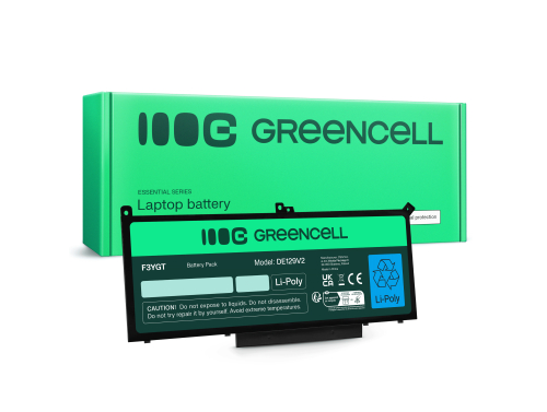 Green Cell Batteri F3YGT til Dell Latitude 7280 7290 7380 7390 7480 7490