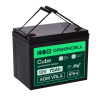Green Cell CUBE AGM IP54 batteri AGM GEL 12V 75Ah blybatteri Green Cell vedligeholdelsesfrit til elmotor og autocamper