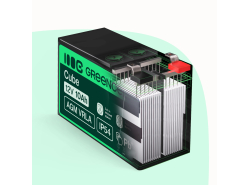 Green Cell CUBE AGM IP54 batteri AGM GEL 12V 75Ah blybatteri Green Cell vedligeholdelsesfrit til elmotor og autocamper