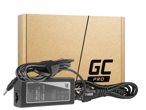 Oplader / lysnetadapter Green Cell PRO 20V 2.25A 45W til Lenovo IdeaPad 110 110-15 100-15IBY 110-15IBR 320-15ISK 320-15AST S145