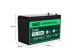 AGM GEL-batteri 12V
