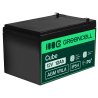 AGM GEL batteri 12V 12Ah blybatteri Green Cell vedligeholdelsesfrit til traktorer og plæneklippere