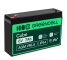 AGM GEL batteri 6V 7Ah blybatteri Green Cell vedligeholdelsesfri til alarm og belysning