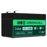AGM GEL batteri 12V 1.2Ah blybatteri Green Cell vedligeholdelsesfrit til elbiler og scootere