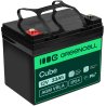 AGM GEL batteri 12V 33Ah blybatteri Green Cell vedligeholdelsesfri til scootere og fiskerbåde