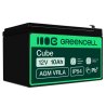 AGM GEL batteri 12V 10Ah blybatteri Green Cell vedligeholdelsesfrit til solceller og ekkolod