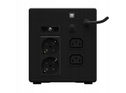 Nødkraftforsyning 2 x 12V/7Ah