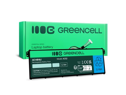 Green Cell Batteri AC14B13J AC14B18J til Acer Aspire 3 A315-23 A315-55G ES1-111M ES1-331 ES1-531 ES1-533 ES1-571