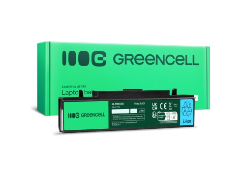 Green Cell Batteri AA-PB9NC6B AA-PB9NS6B til Samsung R519 R522 R525 R530 R540 R580 R620 R780 RV510 RV511 NP300E5A NP350V5C