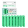 16x genopladelige Batterier AAA R3 950mAh Ni-MH foropladede Akkumulator Green Cell