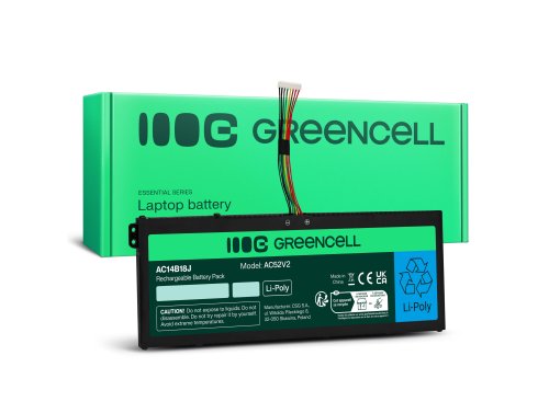 Green Cell Batteri AC14B13J AC14B18J til Acer Aspire 3 A315-23 A315-55G ES1-111M ES1-331 ES1-531 ES1-533 ES1-571