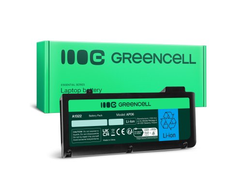 Green Cell Batteri A1322 til Apple MacBook Pro 13 A1278 (Mid 2009, Mid 2010, Early 2011, Late 2011, Mid 2012)