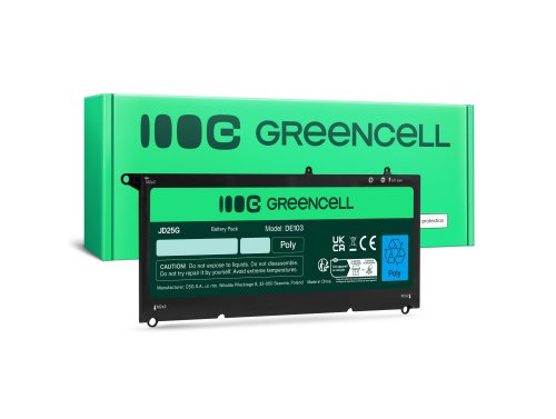 Green Cell Batteri 90V7W JD25G til Dell XPS 13 9343 9350