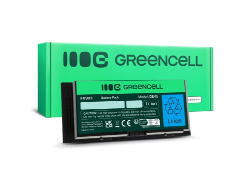 Green Cell Batteri FV993 FJJ4W PG6RC R7PND til Dell Precision M4600 M4700 M4800 M6600 M6700 M6800